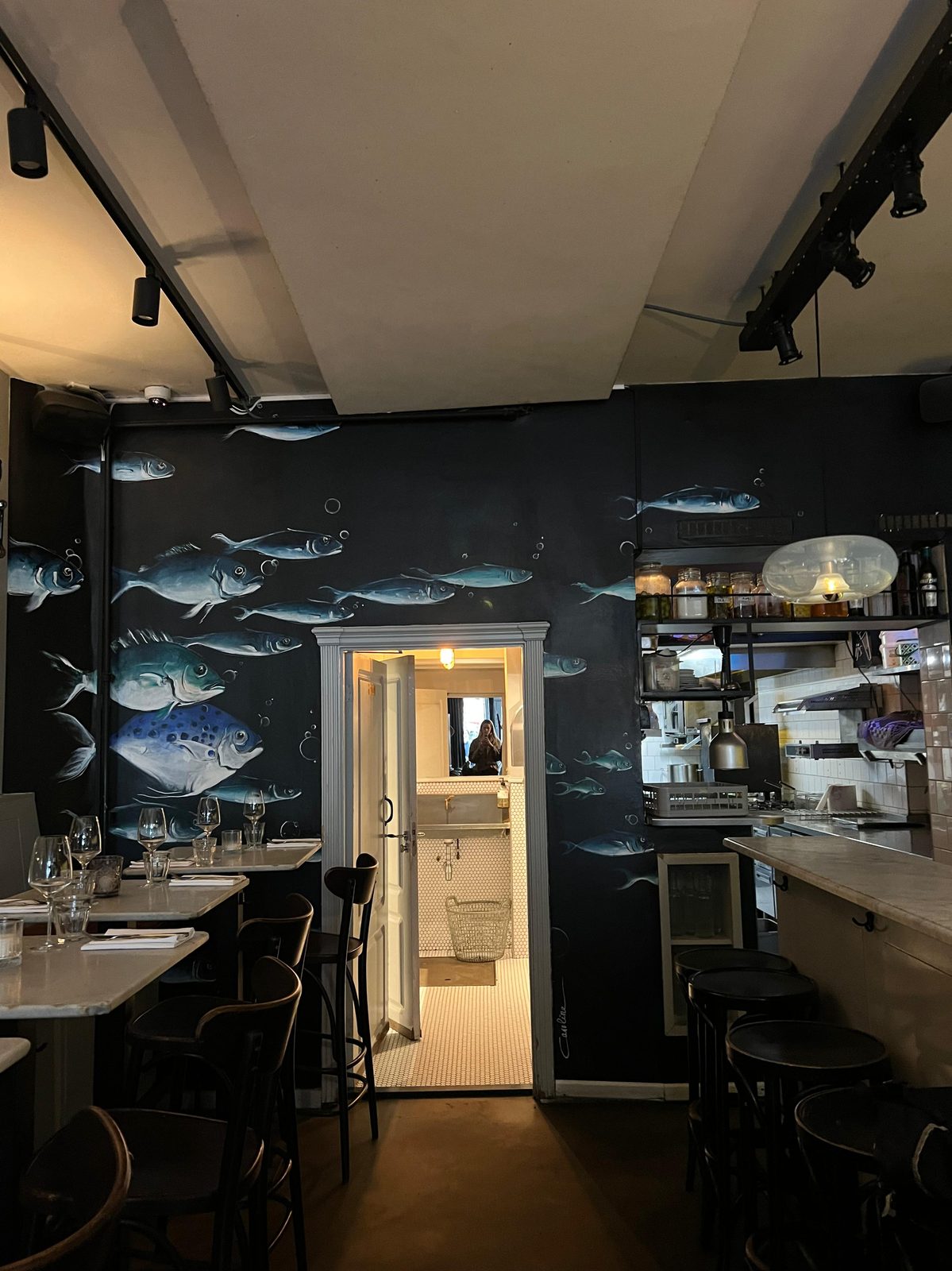 Brut de Mer interieur — voor